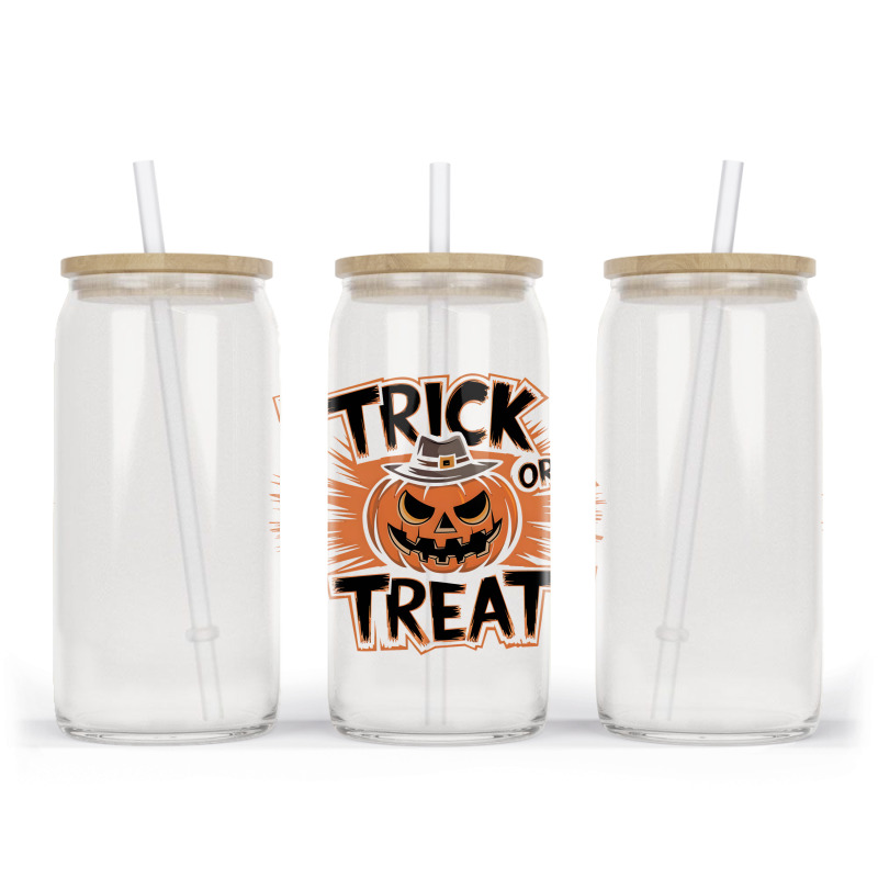 Quotes Trick Or Treat Halloween 4 Glass Tumbler | Artistshot