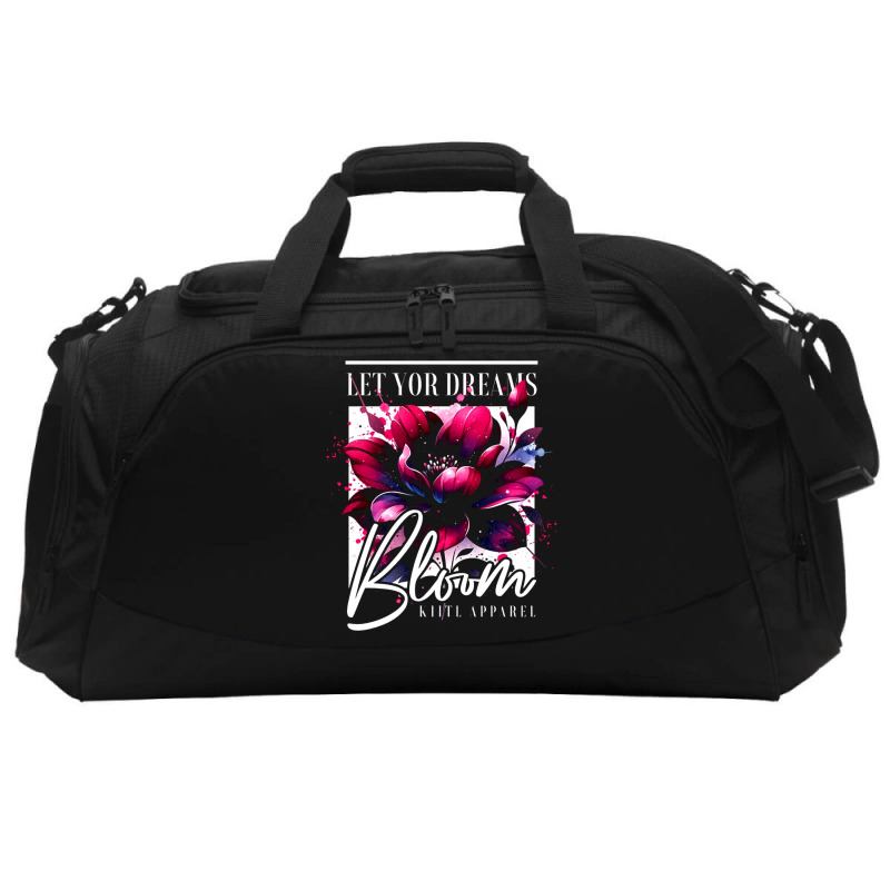 Bloom, Let Your Dreams Active Duffel | Artistshot