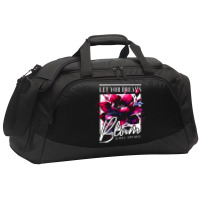 Bloom, Let Your Dreams Active Duffel | Artistshot