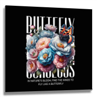 Butterfly Gorgeous Metal Print Square | Artistshot