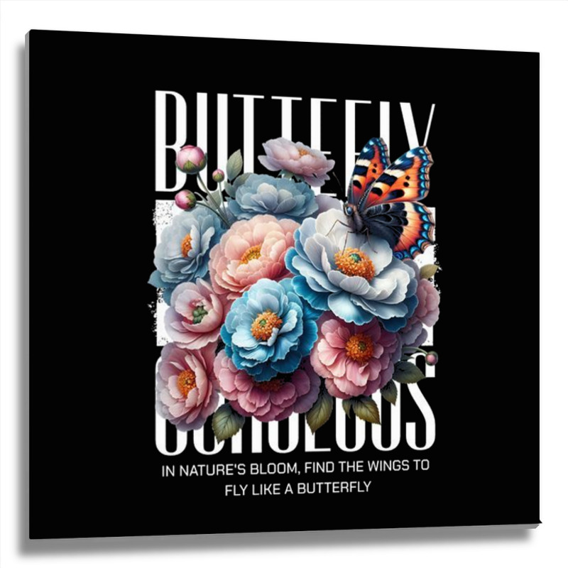 Butterfly Gorgeous Metal Print Square | Artistshot