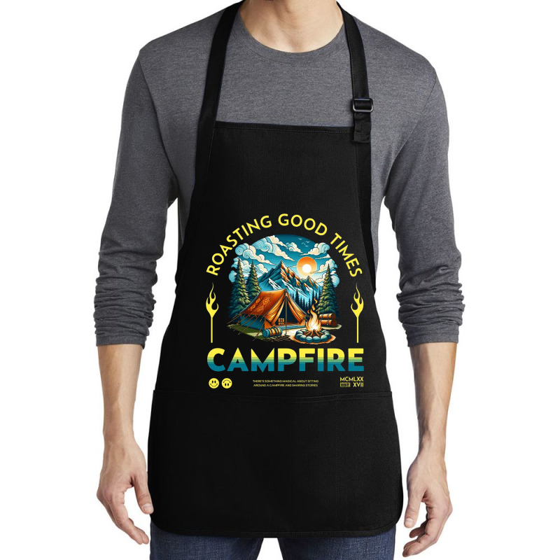 Campfire Medium-length Apron | Artistshot