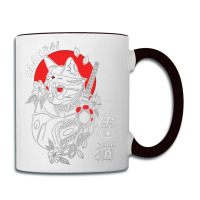 Cat Samurai Coffee Mug | Artistshot