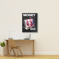 Dollar Maniac Portrait Canvas Print | Artistshot