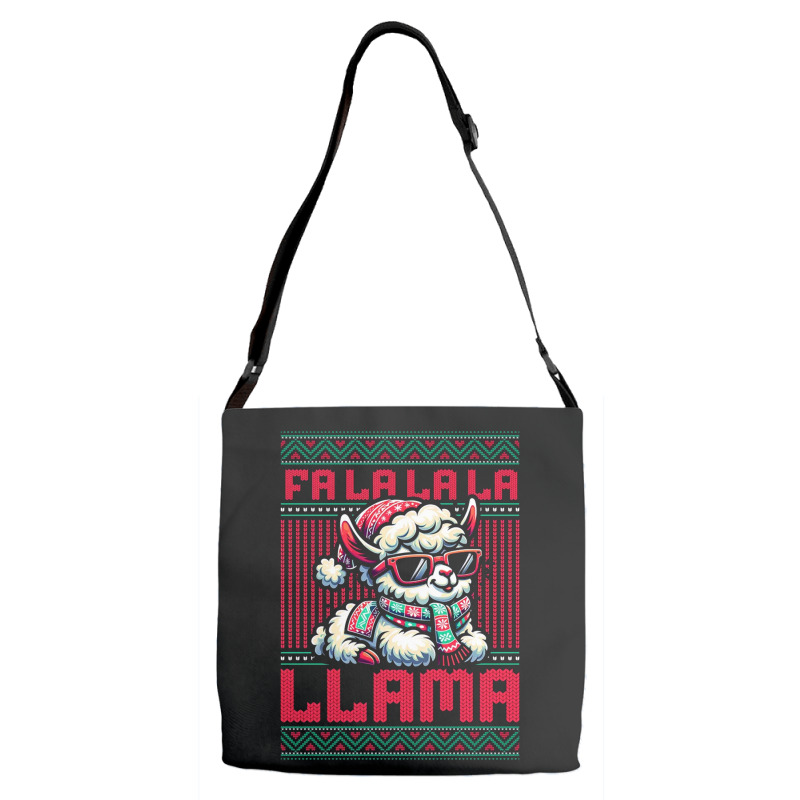 Fa La La La Llama Adjustable Strap Totes | Artistshot