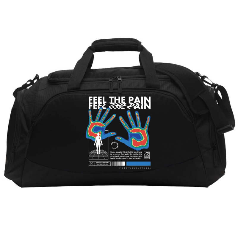 Feel The Pain Active Duffel | Artistshot