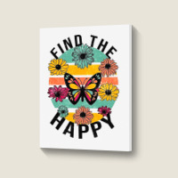 Find The Happy Portrait Canvas Print | Artistshot