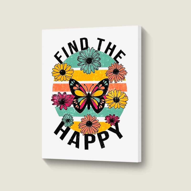 Find The Happy Portrait Canvas Print | Artistshot