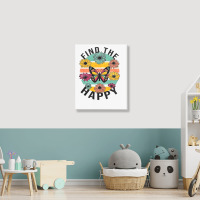 Find The Happy Portrait Canvas Print | Artistshot