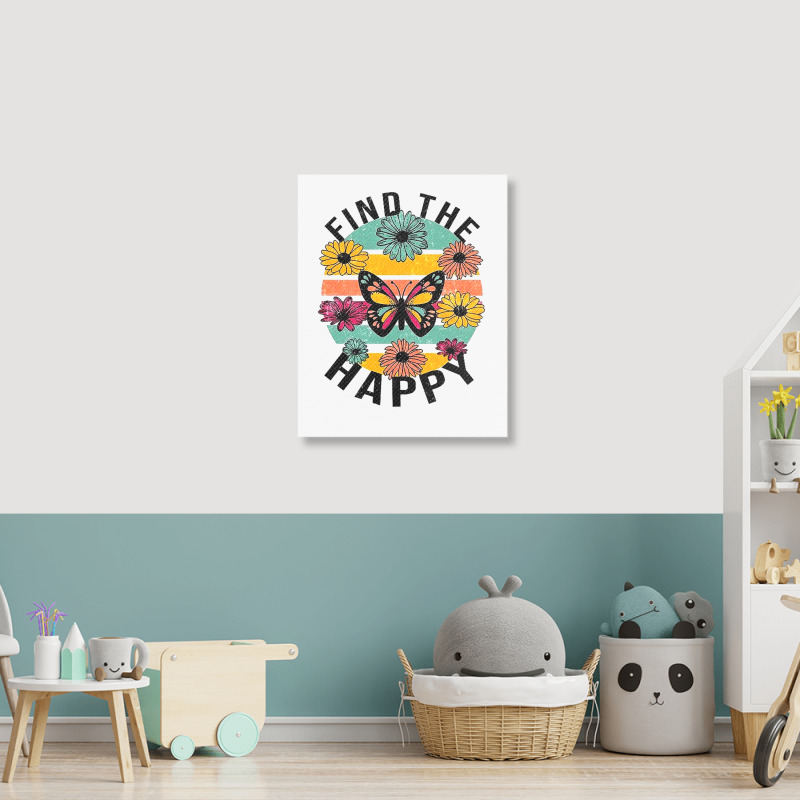 Find The Happy Portrait Canvas Print | Artistshot