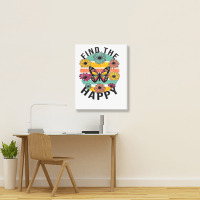 Find The Happy Portrait Canvas Print | Artistshot