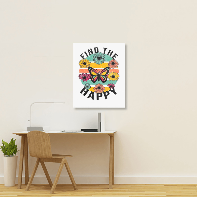 Find The Happy Portrait Canvas Print | Artistshot