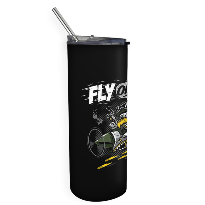 Fly Or Fall Skinny Tumbler | Artistshot