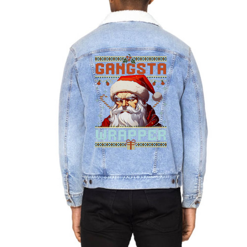 Gangsta Wrapper Unisex Sherpa-lined Denim Jacket | Artistshot