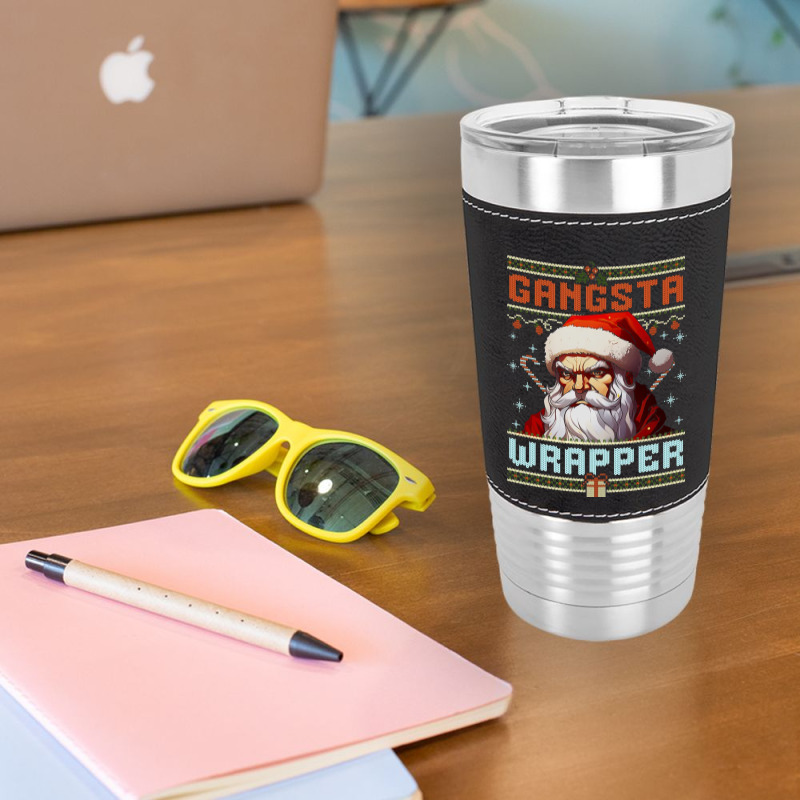 Gangsta Wrapper Leatherette Tumbler | Artistshot