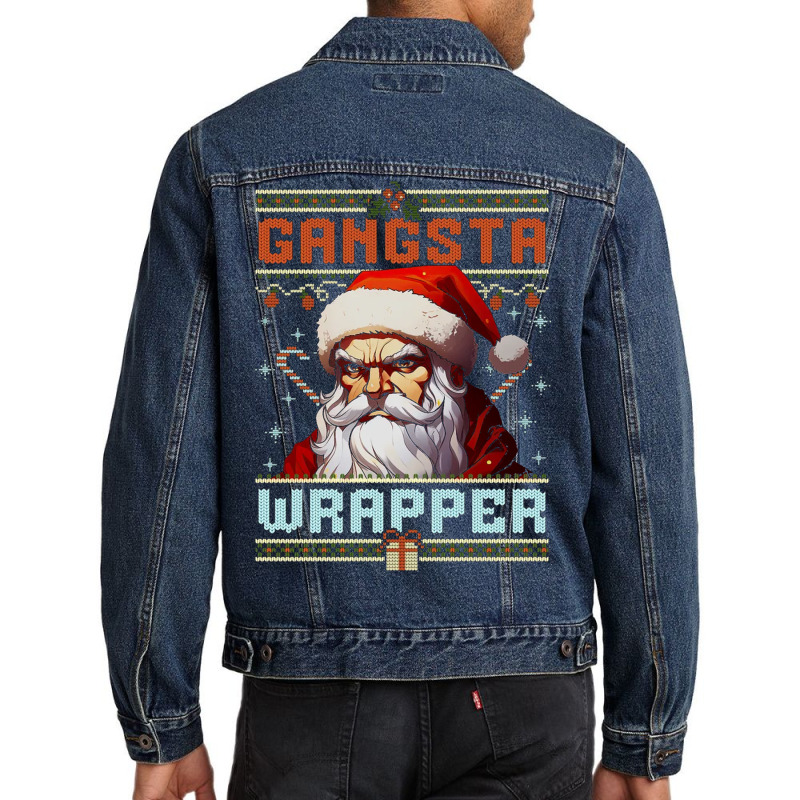 Gangsta Wrapper Men Denim Jacket | Artistshot