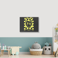 Happy Smile Rebuild Effect Landscape Canvas Print | Artistshot