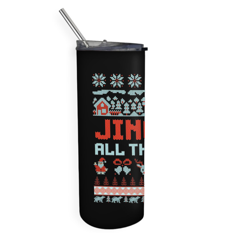 Jingle All The Way Skinny Tumbler | Artistshot