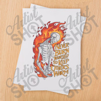 Never Burn Yourself To Keep Others Warm Sublimation Transfer | Artistshot