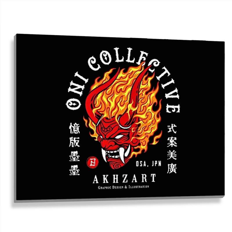 Oni Collective Metal Print Horizontal | Artistshot