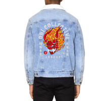 Oni Collective Unisex Sherpa-lined Denim Jacket | Artistshot