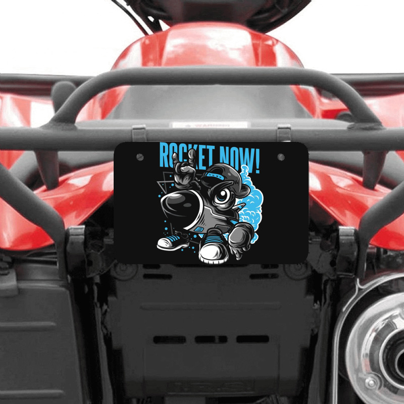 Rocket Now Atv License Plate | Artistshot