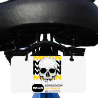 Skull With Moon Bicycle License Plate | Artistshot