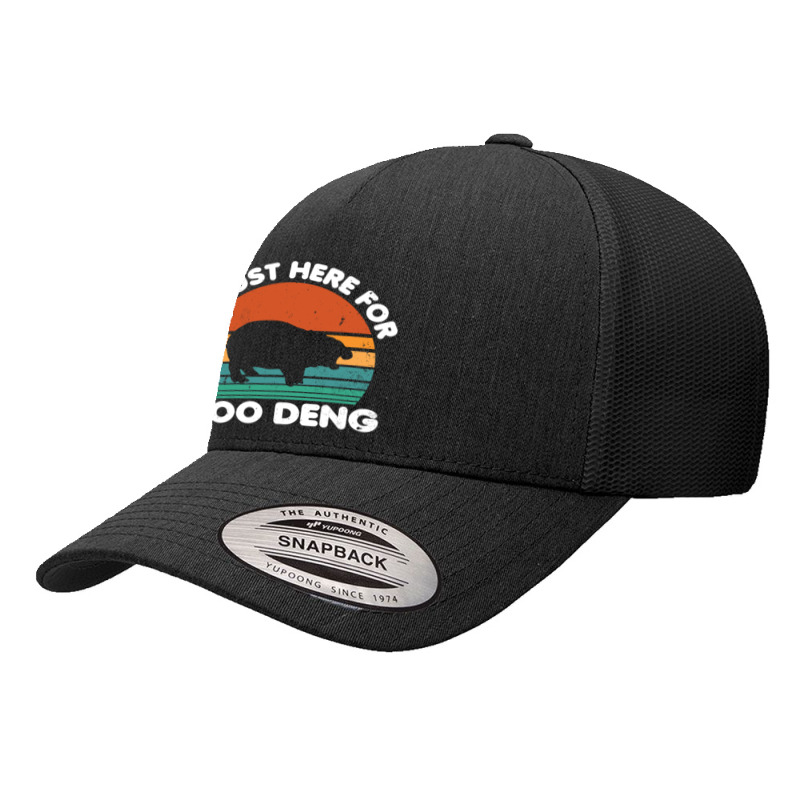 I'm Just Here For Moo Deng Yupoong Trucker Cap | Artistshot