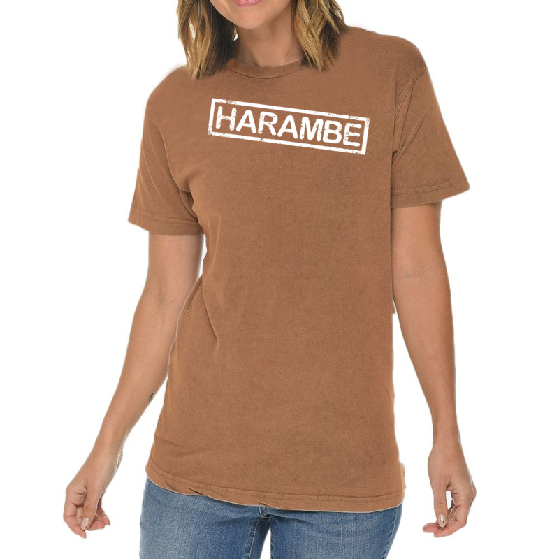 Harambee Vintage T-shirt | Artistshot