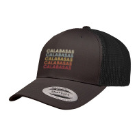 Calabasas California Calabasas Ca Retro Vintage Text Long Sleeve T Shi Retro Trucker Cap | Artistshot