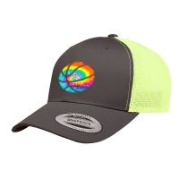 Basketball Tie Dye Rainbow Trippy Hippie Retro Trucker Cap | Artistshot