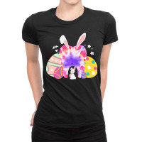 Aster Day Dental T  Shirt Dental Cute Tooth Bunny Ears Easter Day Dent Ladies Fitted T-shirt | Artistshot