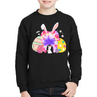 Aster Day Dental T  Shirt Dental Cute Tooth Bunny Ears Easter Day Dent Youth Sweatshirt | Artistshot