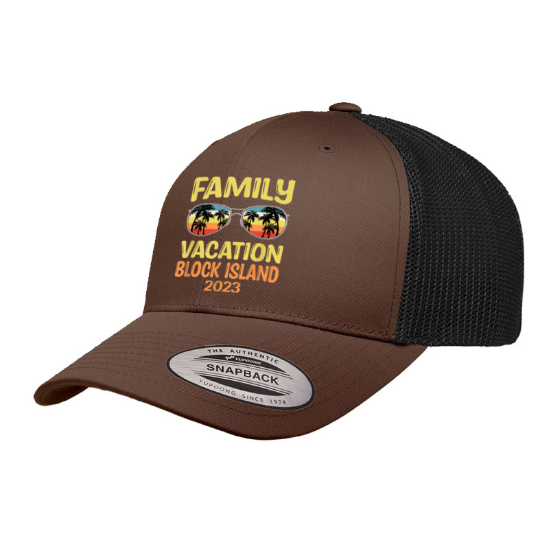 Family Vacation Block Island 2023 Retro Trucker Cap by Outpost | Artistshot