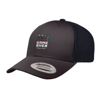 Game Over Press Start Arcade Player Retro Gamer Retro Trucker Cap | Artistshot