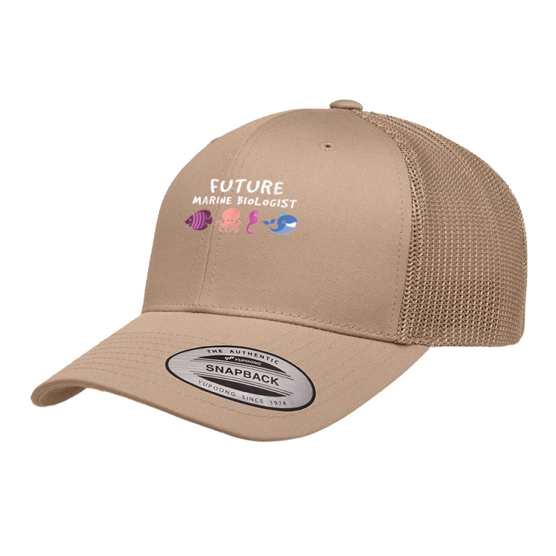 Future Marine Biologist Ocean Life Enthusiast Sea Lover Retro Trucker Cap | Artistshot