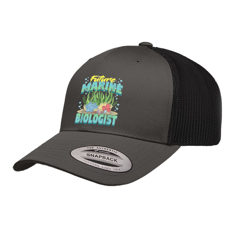 Future Marine Biologist Ocean Life Marine Biology Student Retro Trucker Cap | Artistshot