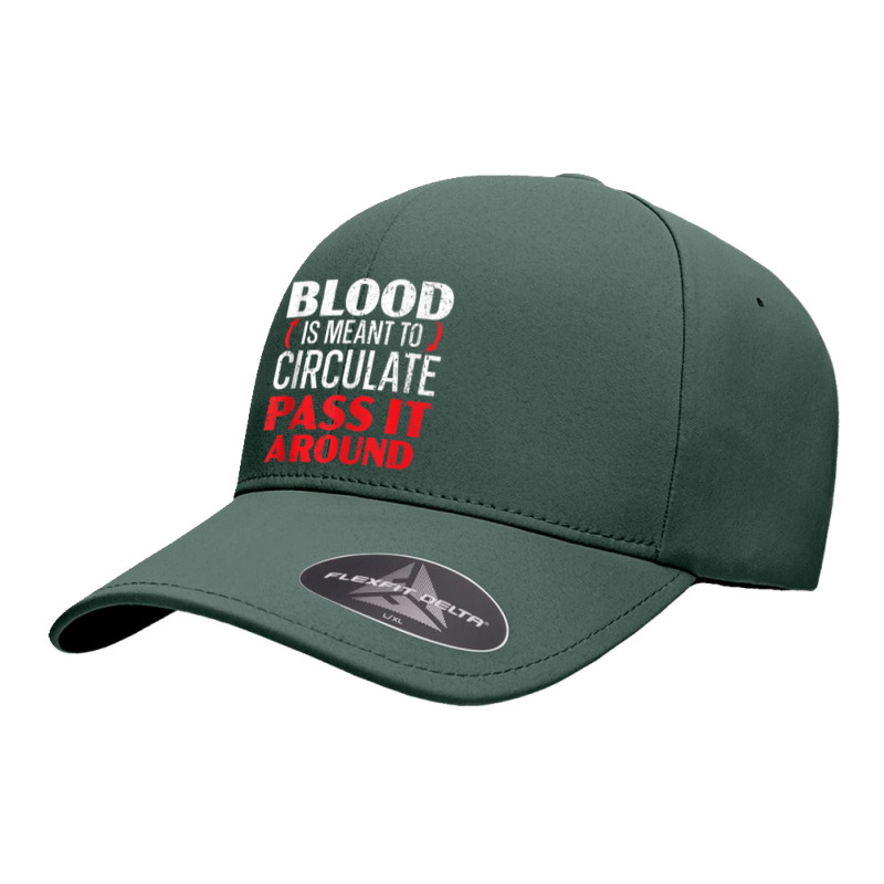 Blood Is Meant To Circulate Pass It Around Phlebotomist Tank Top Seamless Cap by cm-arts | Artistshot