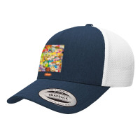 Group Shot Center Square All 90s Characters Yupoong Trucker Cap | Artistshot