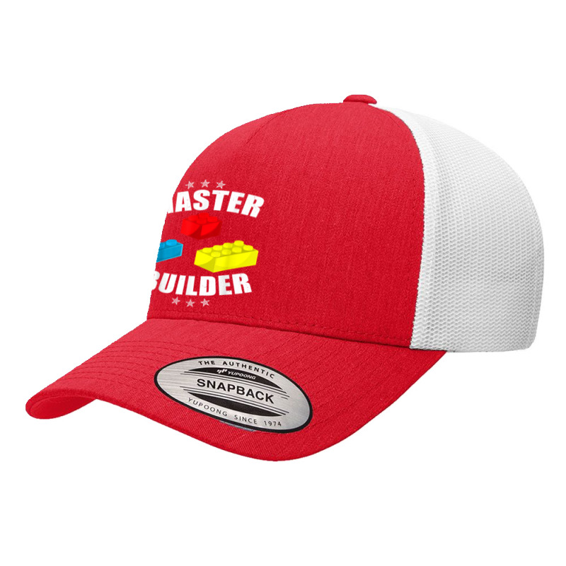 Brick Builder Funny Blocks Building Master Builder Toys Gift T Shirt Yupoong Trucker Cap | Artistshot