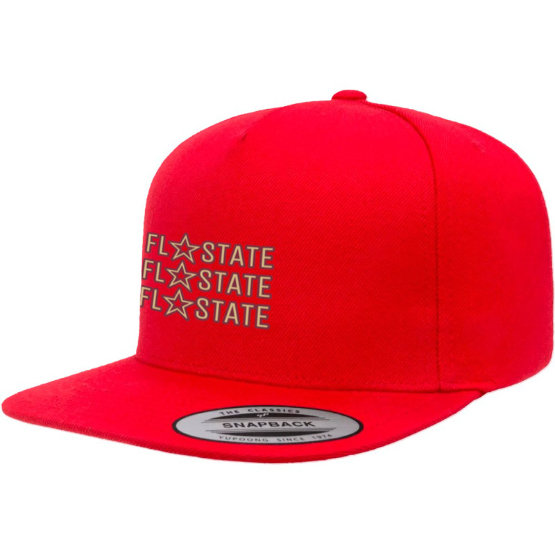 Fl State 5 panel snapback cap by NADLIEDUMAS | Artistshot