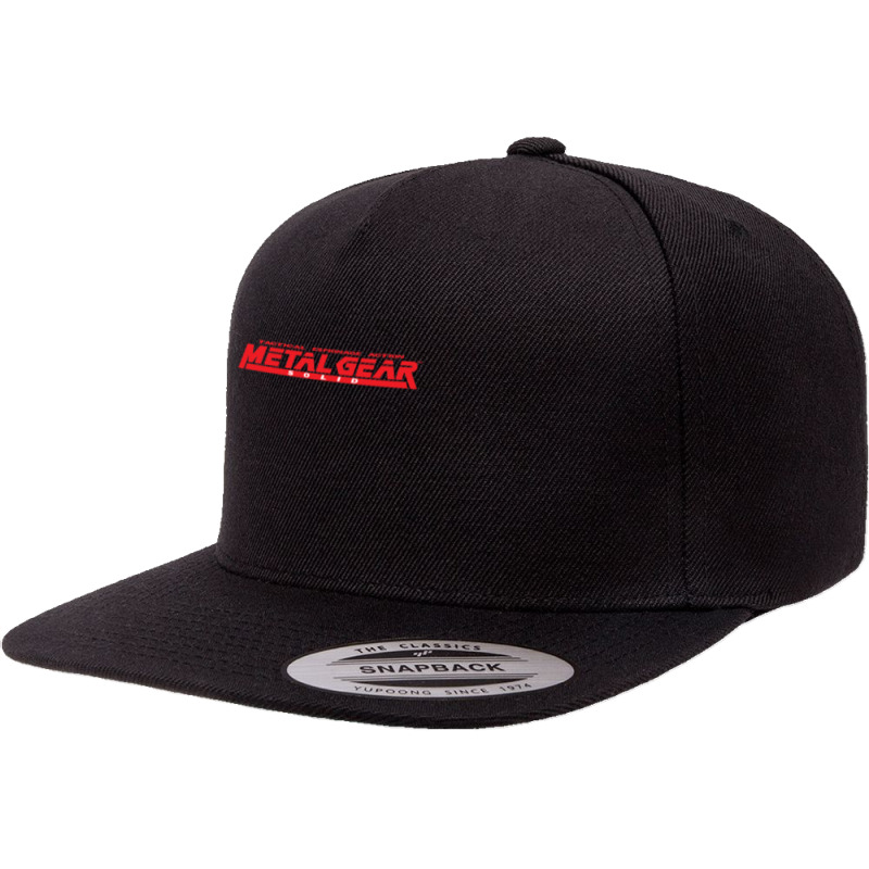 Metal Gear Solid   1 5 panel snapback cap by cm-arts | Artistshot