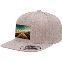 The Time Of The Pharaohs 5 Panel Snapback Cap | Artistshot