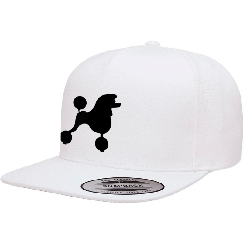 Poodle Skirt T Shirt Costume Black Poodle 5 Panel Snapback Cap | Artistshot