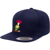 The Simpsons Sideshow Bob With Axe V2 5 Panel Snapback Cap | Artistshot