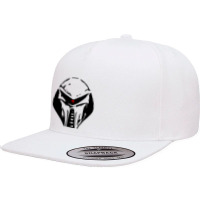 Battlestar Galactica Design - Cylon Centurion 5 Panel Snapback Cap | Artistshot