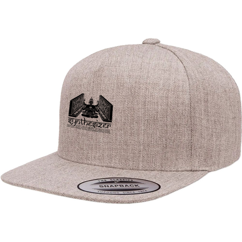 Synthesizer God For Electronic Musician 1 5 Panel Snapback Cap | Artistshot