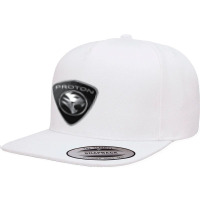 Proton Power - Black Proton Car Badge 5 Panel Snapback Cap | Artistshot