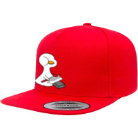 Duck With A Sword  (5) 5 Panel Snapback Cap | Artistshot