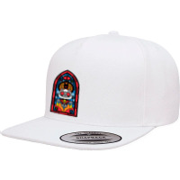 Lamb Stained Glass 5 Panel Snapback Cap | Artistshot